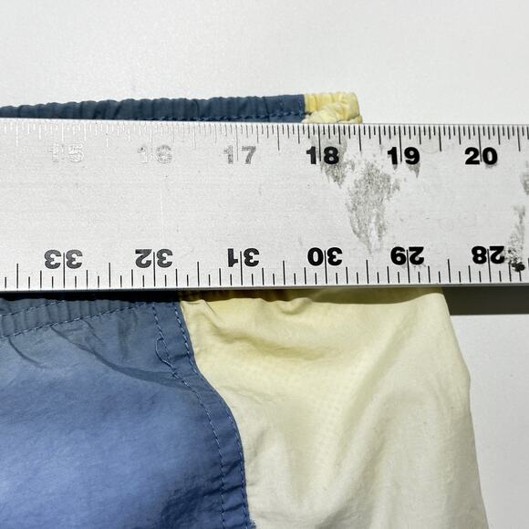 Sand n Sun Swim Board Shorts Men Size M Blue Mesh Lined STAINED WAIST BAND - Picture 8 of 10